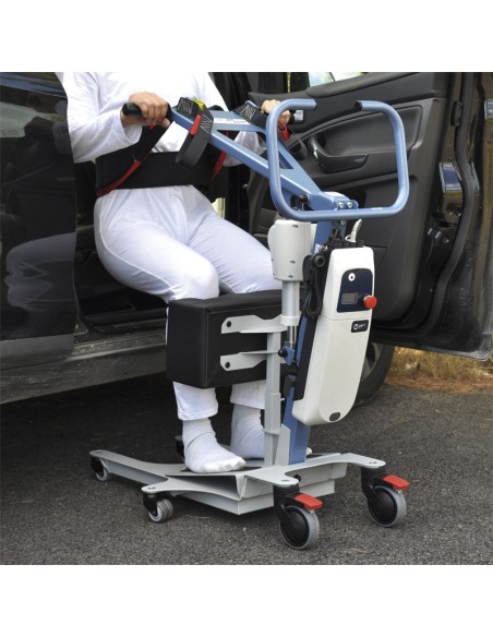 Grúa de bipedestación y traslado 'Way Up' cambiapañales con arnés incluido