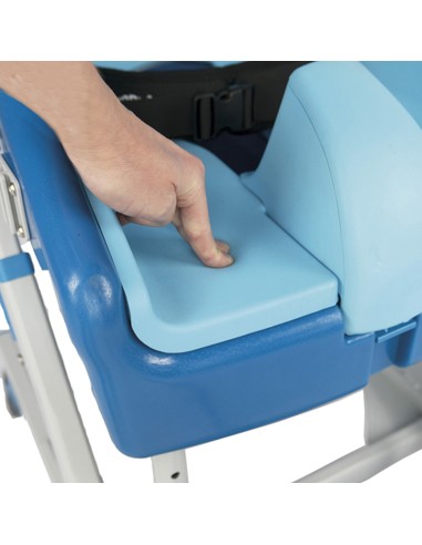 Silla basculante 'Sanichair' con cabezal