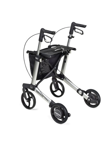 Andador plegable con cesta de 4 ruedas Rollator GEMINO 30 Speedcontrol