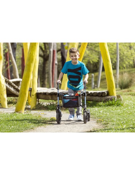 Andador plegable con cesta de 4 ruedas Rollator GEMINO 30 Speedcontrol