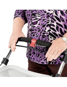 Andador plegable con cesta y bandeja de 4 ruedas | Kmina Pro 2