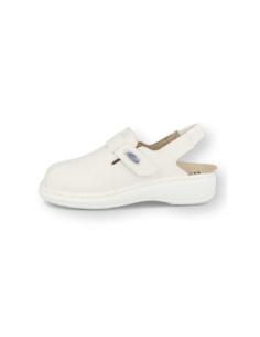 Zuecos sanitarios con tira trasera Máster Plus blanco 2
