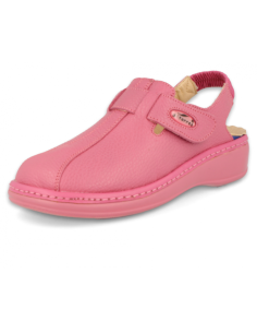 Zuecos sanitarios con tira trasera Máster Plus rosa
