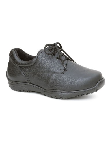 Calzado diabético negro cordones de vestir