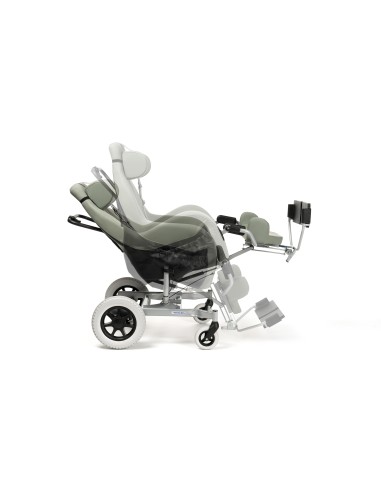 Sillón Confort basculante con ruedas "Coraille" | para Interiores o Exteriores