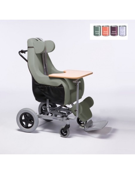 Sillón Confort basculante con ruedas "Coraille" | para Interiores o Exteriores