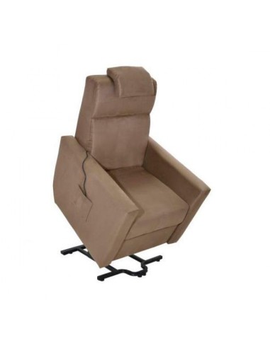 Sillón eléctrico reclinable Faro de 2 motores con reposacabezas y reposapiés