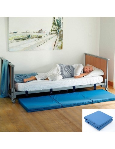 Cama electrónica articulada con elevación muy baja "Medley Ergo Low" (Incluye barandillas de madera e incorporador y somier de m