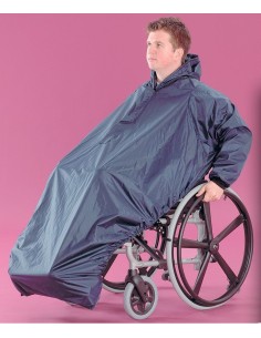 Chubasquero impermeable para sillas de ruedas