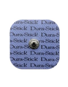 Electrodos autoadhesivos cuadrados Dura-stick Plus (tipo Compex) Snap 5x5 cm | Bolsa de 4 uds