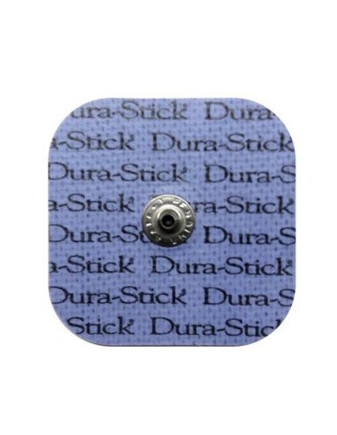 Electrodos autoadhesivos cuadrados Dura-stick Plus (tipo Compex) Snap 5x5 cm | Bolsa de 4 uds