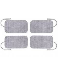 Electrodos adhesivos rectangulares para neuroestimulación 5x9 cm (4 uds) | Ref. 70102