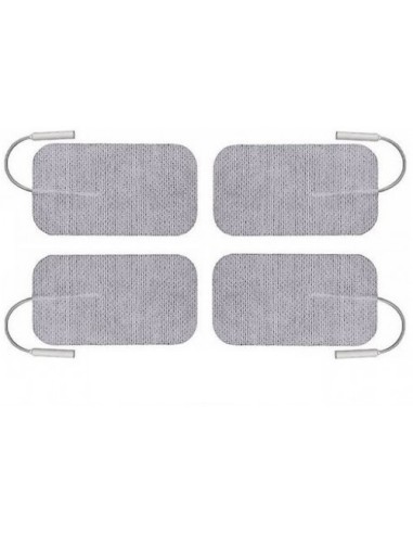 Electrodos adhesivos rectangulares para neuroestimulación 5x9 cm (4 uds) | Ref. 70102