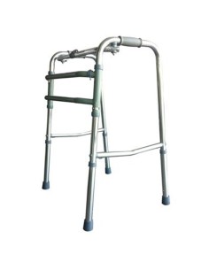 Andador de aluminio sin ruedas regulable y plegable "Mezquita"