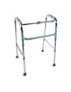 Andador caminador sin ruedas de aluminio plegable y regulable en altura "Columna"