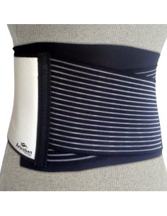Faja lumbar anatómica negra Artroben
