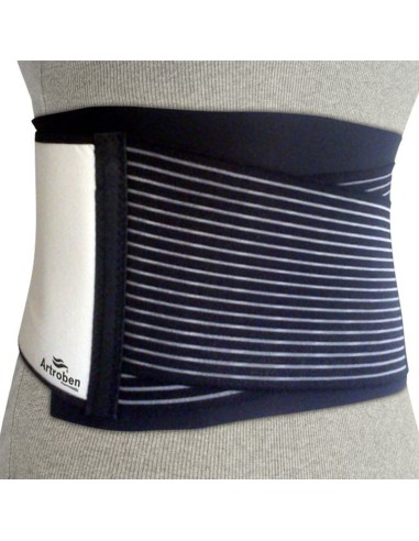 Faja lumbar anatómica negra Artroben