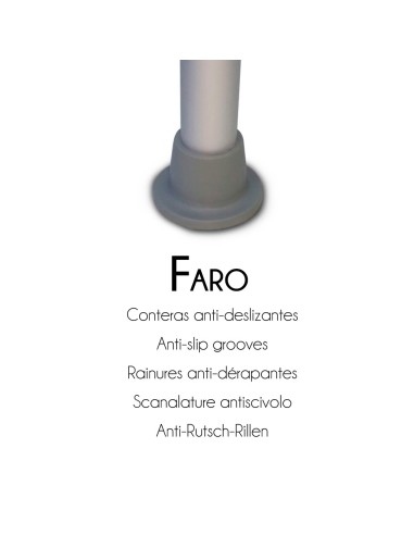 Taburete de baño, regulable y antideslizante "Mod. Faro"