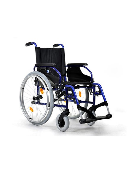 Silla de ruedas plegable de aluminio D200P (opción de motor V-Drive y elegir rueda grande o pequeña)