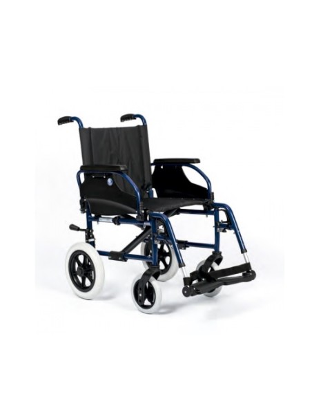 Silla de ruedas plegable de aluminio D200P (opción de motor V-Drive y elegir rueda grande o pequeña)