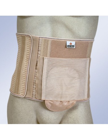 Faja abdominal para colostomía (para ostomizados sin orificio)