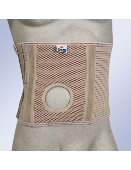 Faja abdominal para colostomía (para ostomizados con orificio)