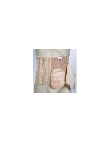 Faja abdominal para colostomía (para ostomizados con orificio)