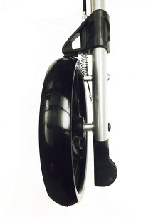 Andador Rollator desmontable y regulable en altura, con asiento y respaldo acolchado y bolsa extraíble | Lux A525 2
