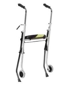 Andador de acero ligero con asiento y 2 ruedas | Actio2 de Invacare 2