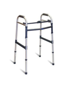 Andador caminador sin ruedas de Paso Fijo, plegable y regulable, de aluminio muy ligero "Asteria"