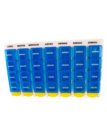 Pastillero semanal 4 tomas diarias Grande