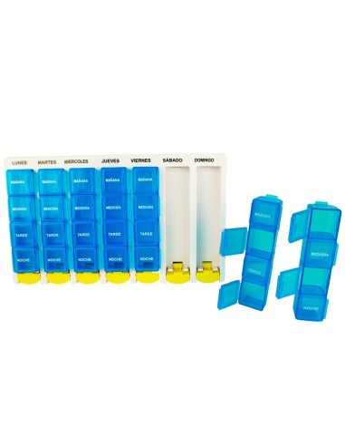 Pastillero semanal 4 tomas diarias Grande