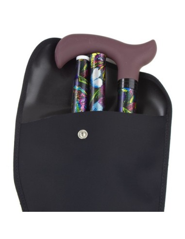 Bolsa para bastón plegable con asa | Color negro