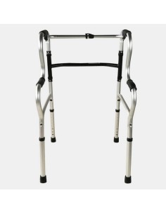 Andador caminador sin ruedas | Regulable en altura, con apoyos, plegable, de aluminio "Modelo Pórtico" 2