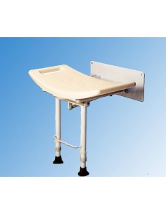 Asiento de pared para la ducha con patas