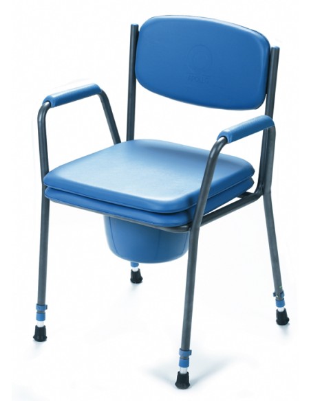 Silla con inodoro incorporado regulable | Club
