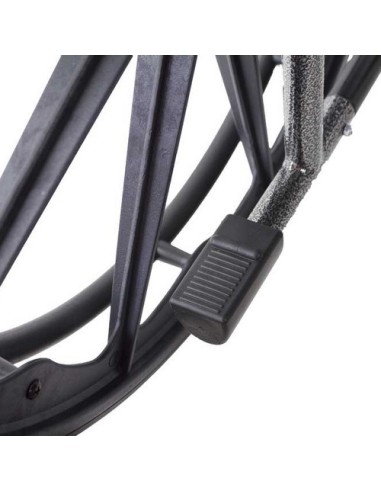 Silla de ruedas plegable de acero, autopropulsable con reposapiés y reposabrazos extraíbles | Modelo S220 Sevilla