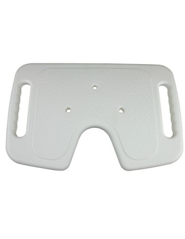 Taburete | Banqueta de baño de altura regulable | Asiento en U | Conteras antideslizantes | Modelo Bahía