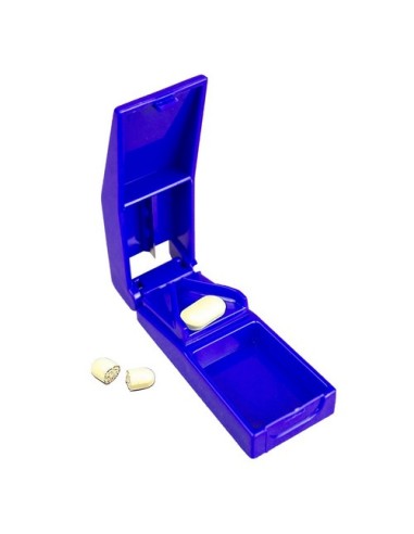 Cortador de comprimidos y pastillas con contenedor