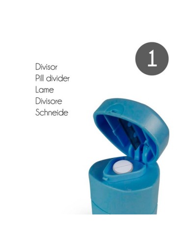 Pastillero, triturador y divisor de pastillas | 3 en 1