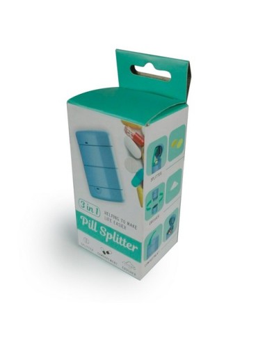 Pastillero, triturador y divisor de pastillas | 3 en 1