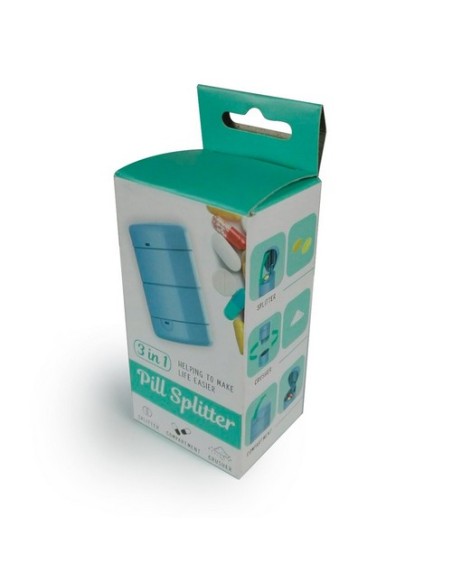 Pastillero, triturador y divisor de pastillas | 3 en 1