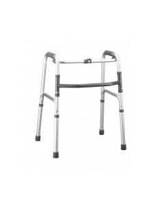 Andador de aluminio plegable y regulable sin ruedas
