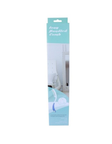 Peine con mango largo | Azul y blanco