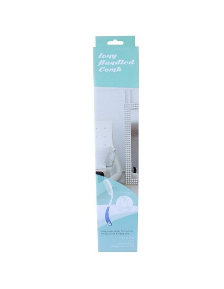 Peine con mango largo | Azul y blanco