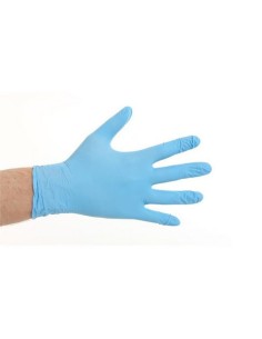 Guantes de nitrilo suave sin polvo | Azul Caja de 100 unidades