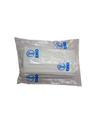 Mascarillas higiénicas adulto | Reutilizables | Con tiras elásticas | Pack de 10 uds
