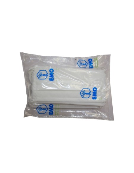 Mascarillas higiénicas adulto | Reutilizables | Con tiras elásticas | Pack de 10 uds