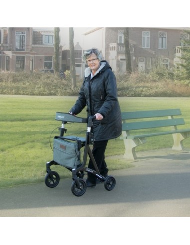 Andador Rollator Saturn con frenos de maneta | Color Champagne