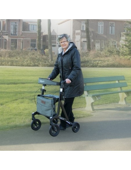 Andador Rollator Saturn con frenos de maneta | Color Champagne